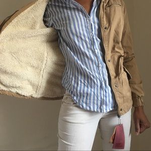 Beige utility jacket